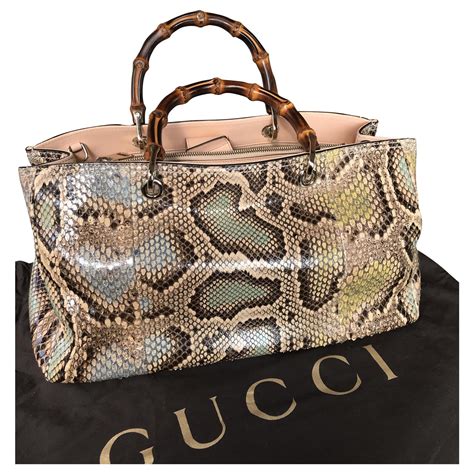 gucci python handbags